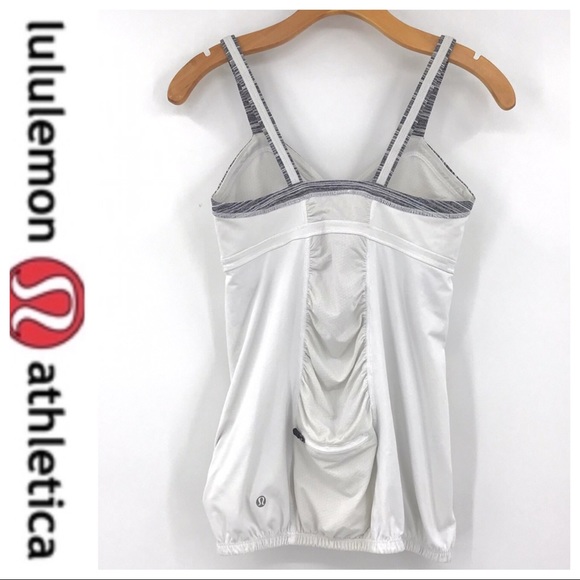 💕SALE💕 Lululemon White Gray Light up Tank Top - Picture 4 of 8